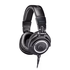 Audio-Technica ATH-M50x Professional Monitor Headphones Black 45mm Drivers