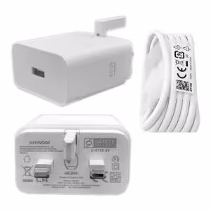 Oppo SuperVOOC 80W UK Charger VCB8JAYH with USB-C Cable