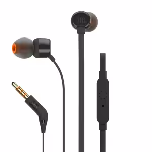 JBL Tune 110 Wired In-Ear Earphones Black