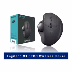 Logitech MX Ergo Wireless Trackball Mouse with Adjustable Hinge