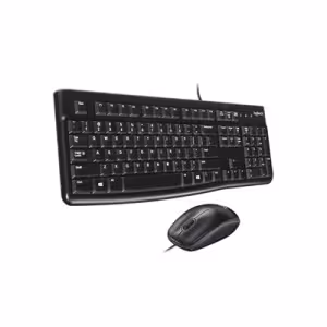 Logitech MK120 Wired Desktop Keyboard and Mouse Set USB