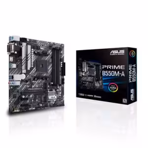 ASUS PRIME B550M-A AMD B550 Socket AM4 Micro ATX Motherboard