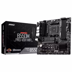 MSI B550M PRO-VDH WIFI AMD B550 Socket AM4 Micro ATX Motherboard