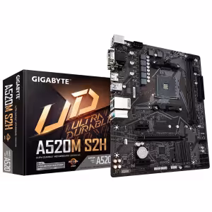Gigabyte A520M S2H AMD Socket AM4 Micro-ATX Motherboard