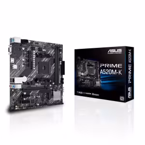 ASUS PRIME A520M-K AMD A520 AM4 Micro-ATX Motherboard DDR4, M.2