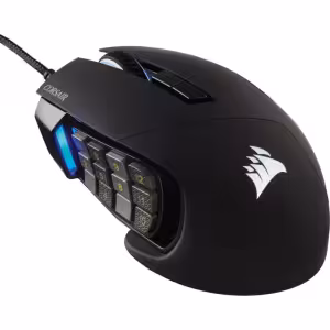 Corsair Scimitar RGB Elite Optical Gaming Mouse Black 18,000 DPI, 17 Buttons