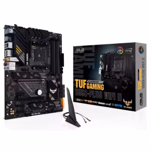 ASUS TUF GAMING B550-PLUS WIFI II AMD B550 Socket AM4 ATX Motherboard