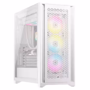 CORSAIR ICUE 5000D RGB WHITE MID CASE