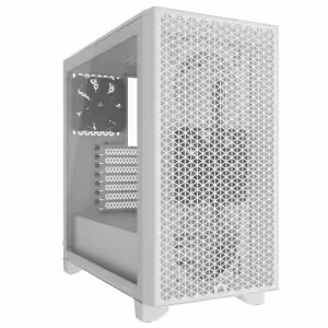 Corsair 3000D AIRFLOW White Mid Tower Case with Tempered Glass