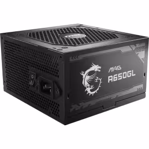 MSI MAG A650GL 650W 80 PLUS Gold Fully Modular ATX 3.0 Power Supply