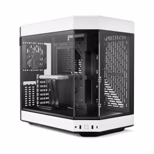 HYTE Y60 Mid Tower Case White with Panoramic Tempered Glass and PCIe 4.0 Riser