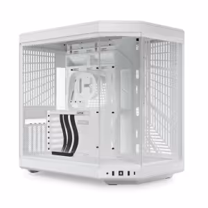 HYTE Y70 Mid Tower Case Snow White PCIe 4.0 Riser & USB-C