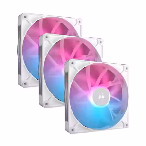 CORSAIR ICUE RX120 RGB 120MM PWM 3PK WHI