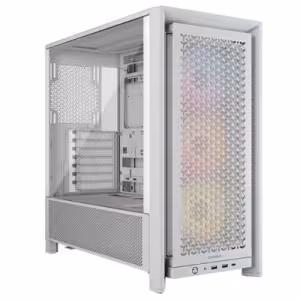 Corsair 4000D Frame RS ARGB White Mid Tower Case with Tempered Glass