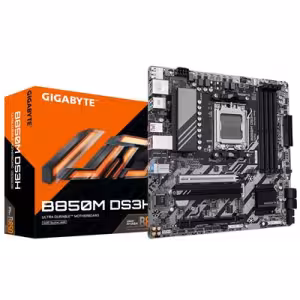 Gigabyte B850M DS3H AMD Socket AM5 DDR5 PCIe 5.0 Motherboard
