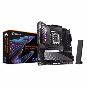 Gigabyte AORUS B860M ELITE WIFI 6E Intel LGA 1851 DDR5 Micro-ATX Motherboard