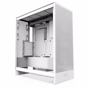 NZXT H7 Flow Mid Tower Case White High Airflow Mesh