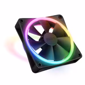 NZXT F120 RGB DUO 120mm PWM Chassis Fan Black 1PK 1 Pack
