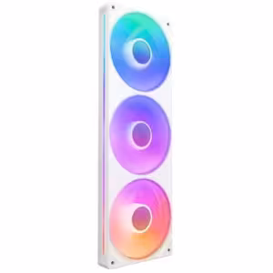NZXT F360 RGB Core 360mm Single-Frame Triple Fan Unit White