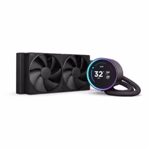 NZXT Kraken Elite 240mm Liquid CPU Cooler Black with 2.72" LCD