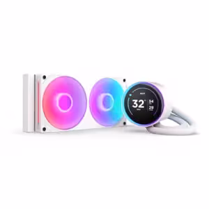 NZXT Kraken Elite 240 RGB White Liquid CPU Cooler with 2.72" LCD Display