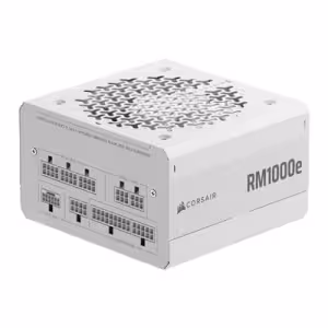Corsair RM1000e 1000W Fully Modular 80 PLUS Gold ATX 3.1 Power Supply White