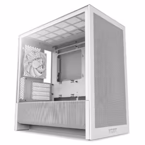 NZXT H3 Flow Mid Tower Case White (Tempered Glass)