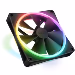 NZXT F140 RGB Duo 140mm PWM Chassis Fan Black 1 Pack