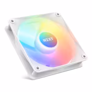 NZXT F120 RGB Core 120mm PWM Fan White 1PK 1 Pack