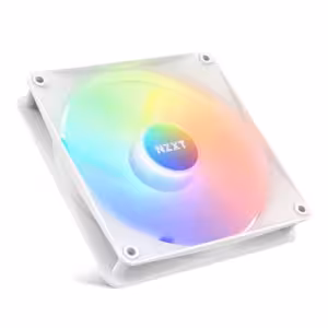 NZXT F140 RGB Core 140mm PWM Chassis Fan White 1PK 1 Pack