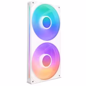 NZXT F280 RGB Core 280mm Dual Fan Unit White
