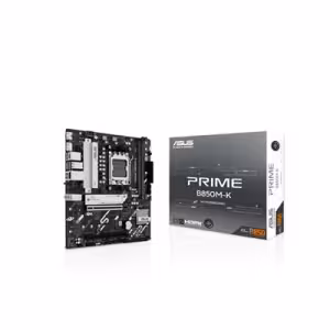 ASUS PRIME B850M-K AM5 M-ATX Motherboard AMD B850, DDR5, PCIe 5.0