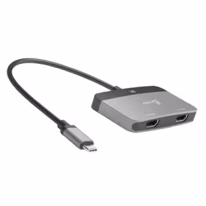 j5create 8K USB-C to Dual HDMI 2.1 Adapter Space Grey