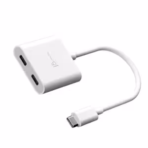 j5create USB-C to Dual USB-C 4K 240Hz Video and 100W PD Adapter