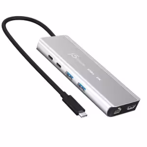 j5create USB4 8K Multi-Port Hub with 2.5G Ethernet & 100W PD Space Grey