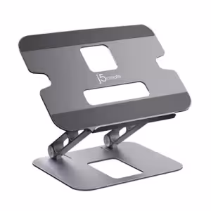 j5create Multi-Angle Laptop Stand for Laptops up to 16in Space Grey / Silver Aluminium