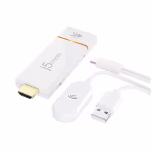 j5create ScreenCast 4K Wireless Display Adapter with AirPlay, Miracast & Chromecast