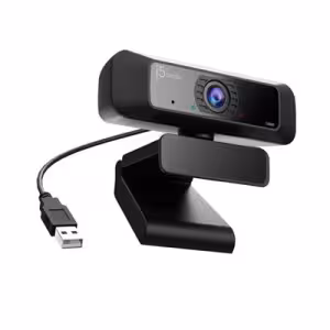 j5create 1080p HD Webcam with 360° Rotation and Built-in Microphone