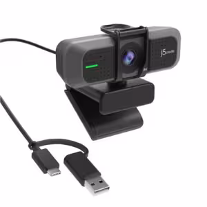 j5create 4K Ultra HD 8MP Webcam with Remote Control and ePTZ