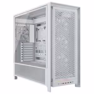 Corsair FRAME 5000D RS White Mid Tower Case with Tempered Glass and USB-C