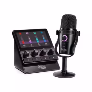 Hercules Stream Starter Kit with Stream 100 Controller and HUD-600 USB Microphone