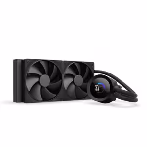NZXT Kraken Plus 240 Liquid CPU Cooler with LCD Screen Black
