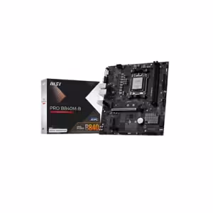 MSI PRO B840M-B AMD B840 Socket AM5 M-ATX Motherboard DDR5 2.5G LAN