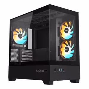 Gigabyte C201 Panoramic Mid Tower Case Black