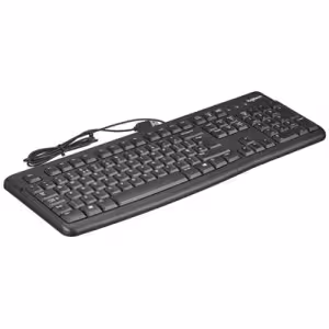 Logitech K120 Keyboard Black UK Layout Spill-Resistant