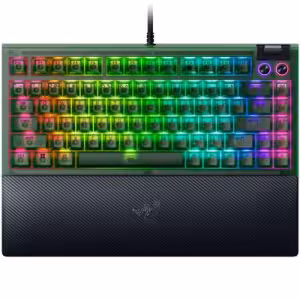 Razer BlackWidow V4 75% Phantom Green Mechanical Gaming Keyboard Razer Orange Switches