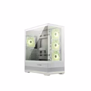 MSI MAG PANO 110R PZ White Mid Tower Case 270 Degree Panoramic Glass
