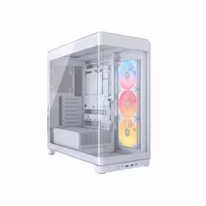 Corsair 4500X LX-R RGB White Mid Tower Case with Tempered Glass & USB-C