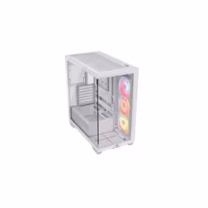 Corsair 3500X LX-R RGB White Mid Tower Case with Tempered Glass and iCUE LINK