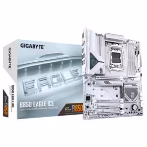 Gigabyte B850 EAGLE ICE AMD AM5 ATX Motherboard DDR5, PCIe 5.0